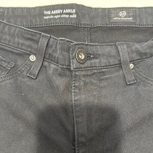 Ag Adriano Goldschmied Black Skinny Jeans Sleek Fit